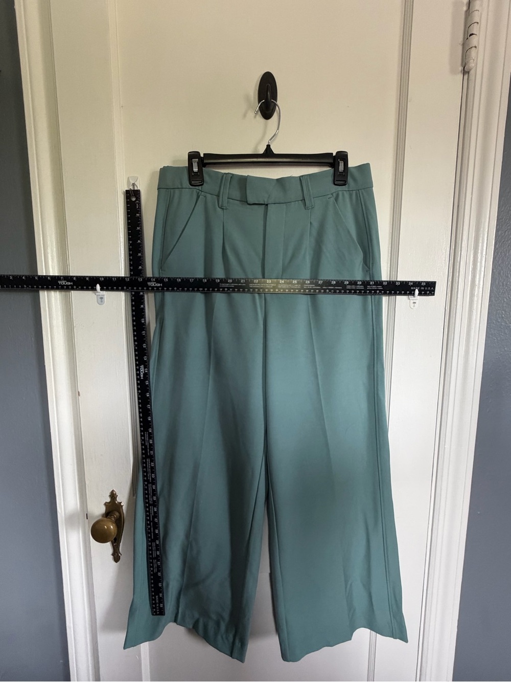 Wit & Wisdom Wide-Leg Dress Pants in Sage